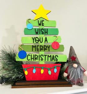 Christmas Tree and Gnome Shelf Sitters DIY Kits