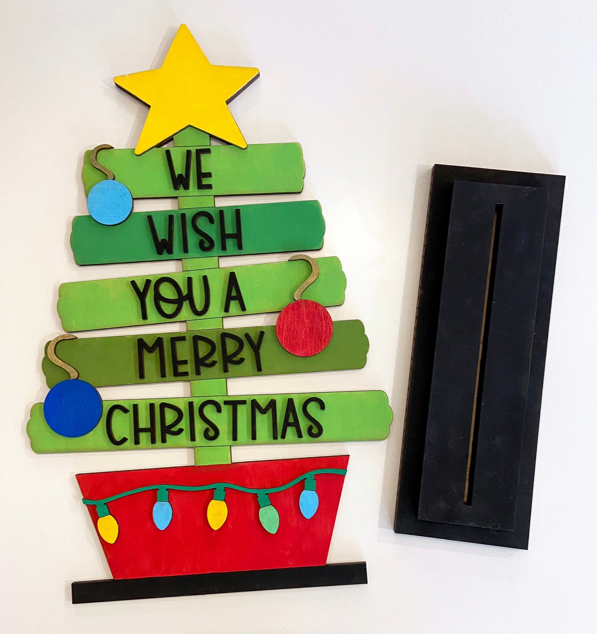 Christmas Tree and Gnome Shelf Sitters DIY Kits