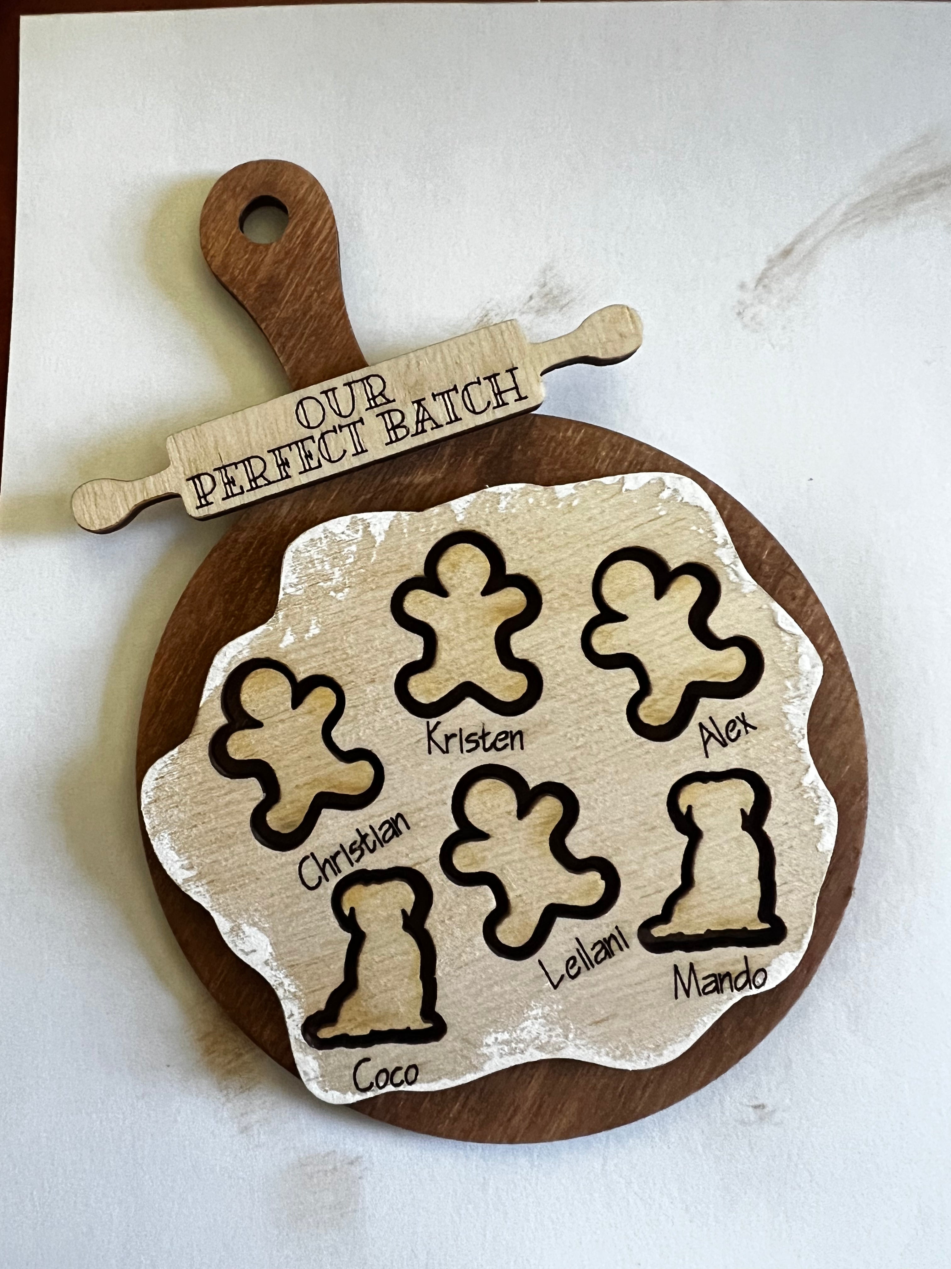 Gingerbread Family Ornament