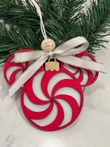 Candy Cane Mouse Ornaments